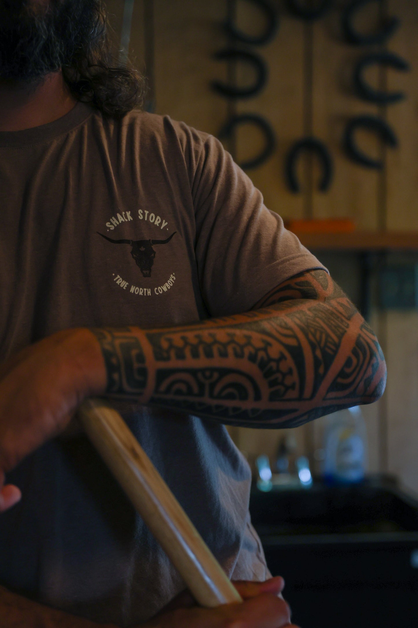 Old Tractor | Brown T-Shirt | Unisex