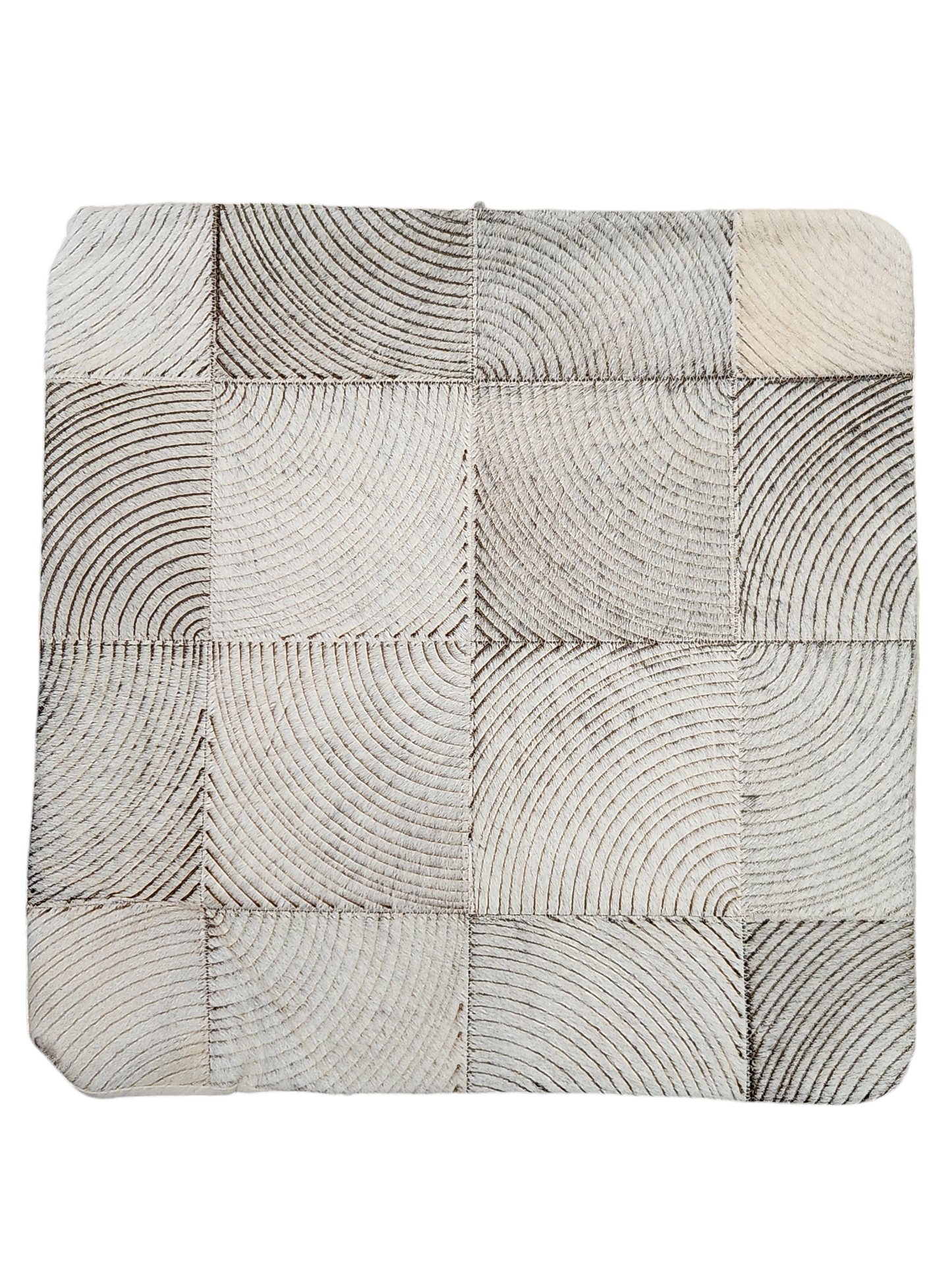 Housse de coussin en peau de vache 15x15