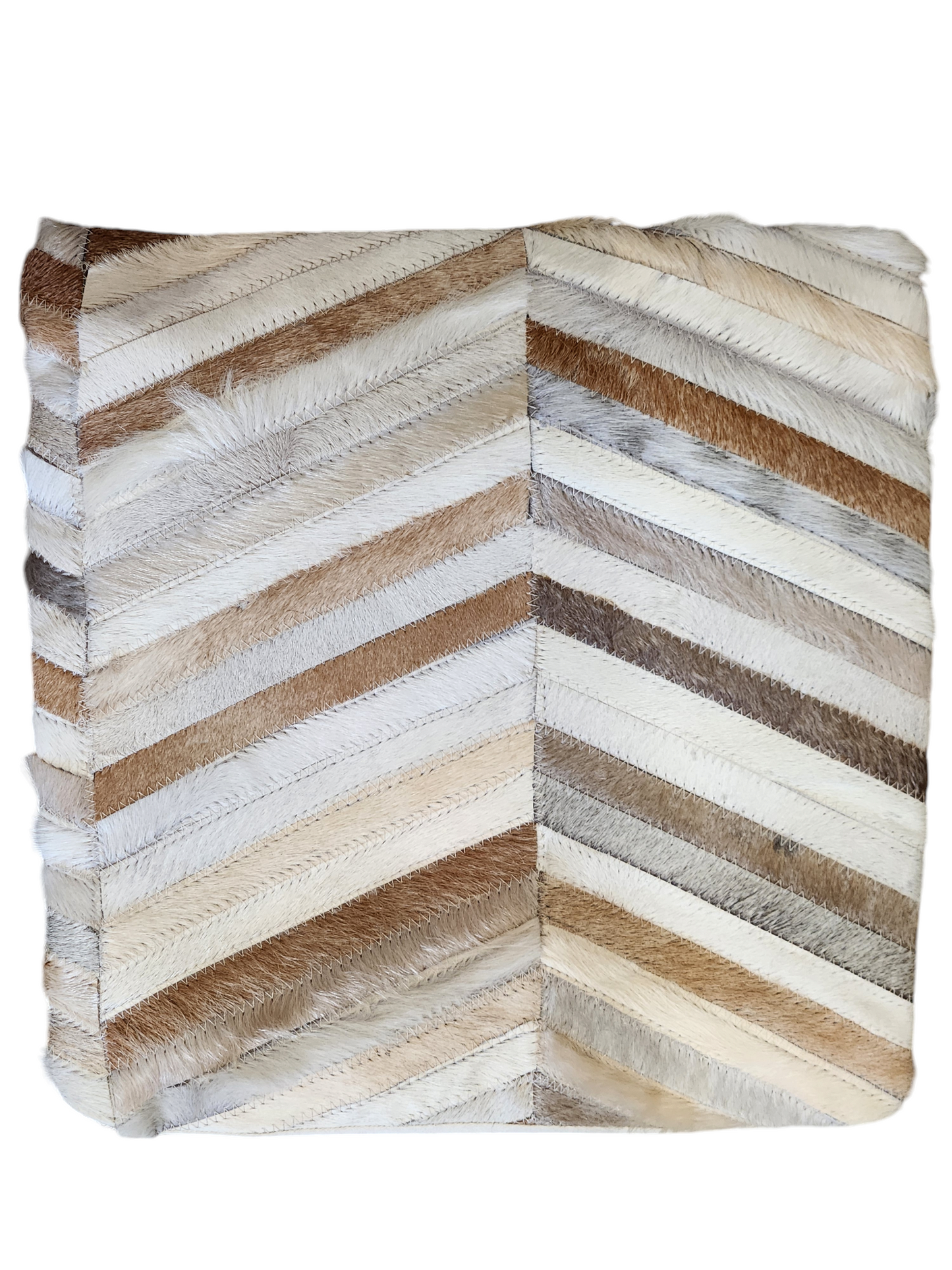 Housse de coussin en peau de vache 15x15