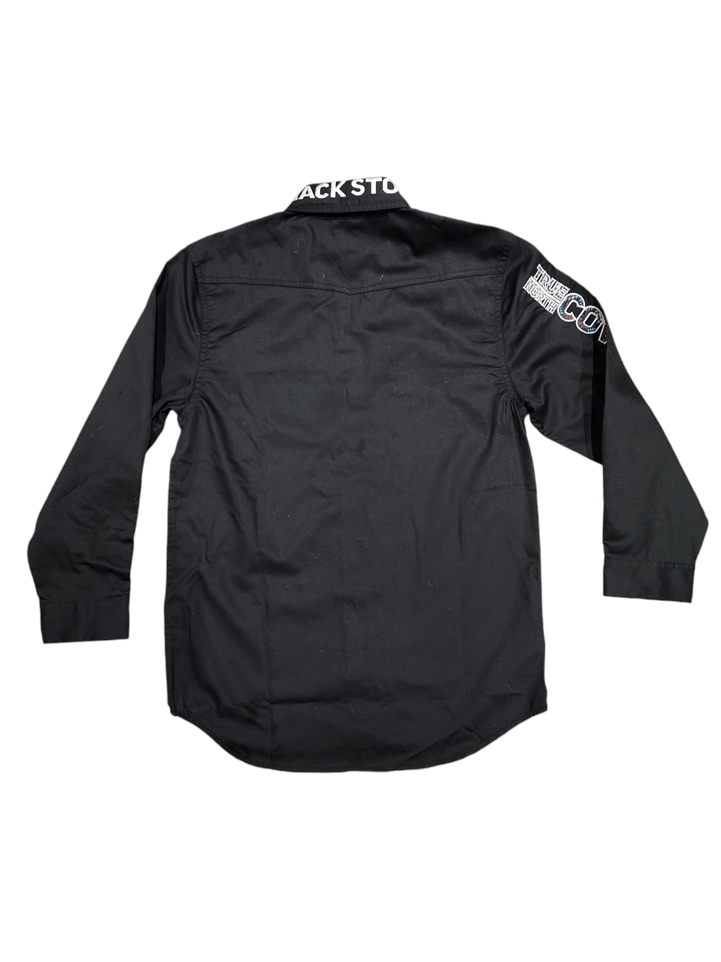 Shack Story Button Down Shirt | Black | Kid's size