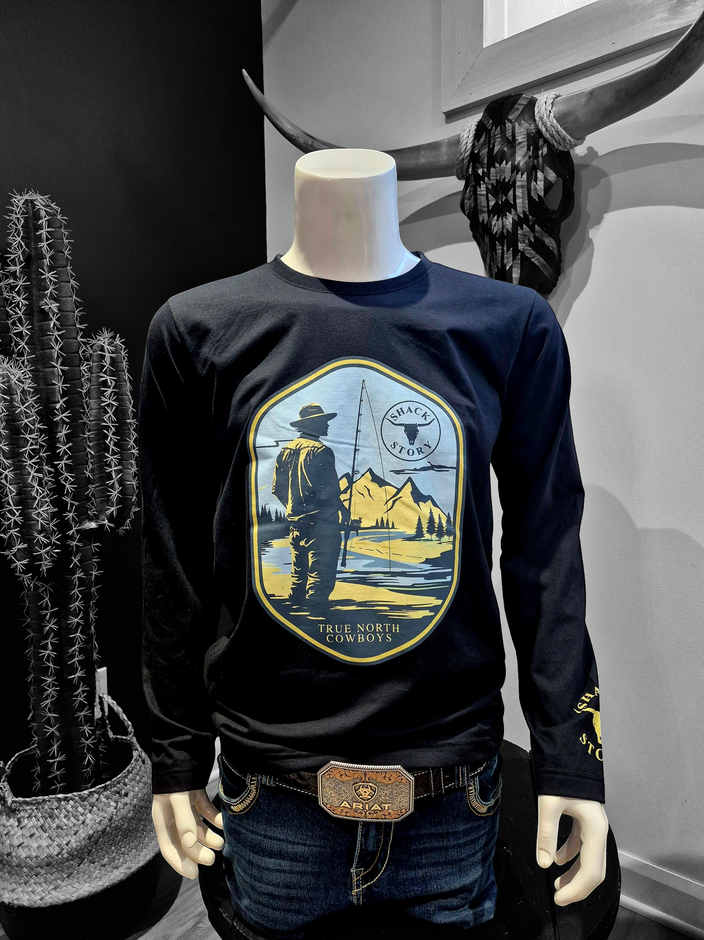 Longsleeve Fisherman | Black | Unisex