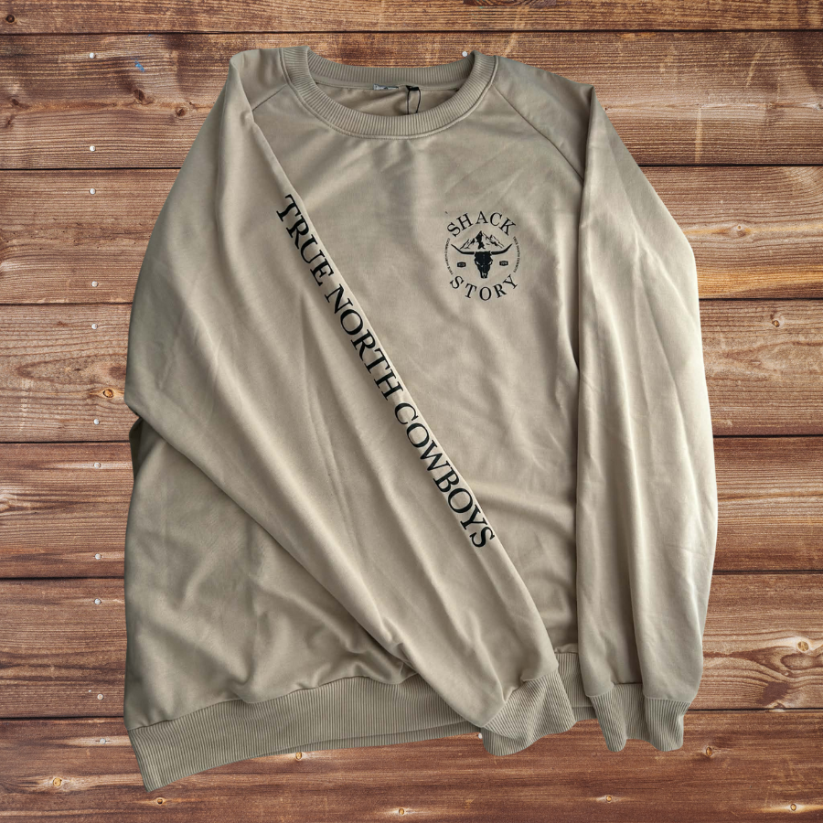 Moka Cowboy Long Sleeve Crewneck Shirt
