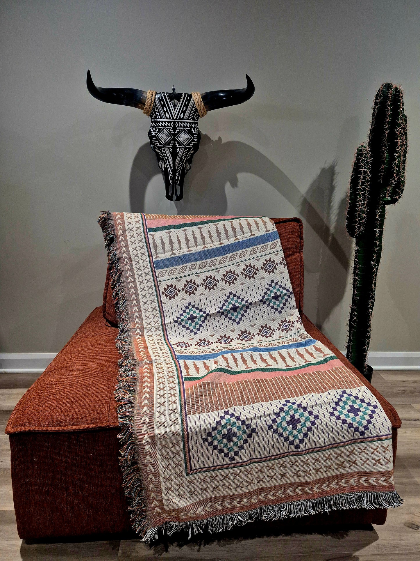 Southwestern cotton throw #2