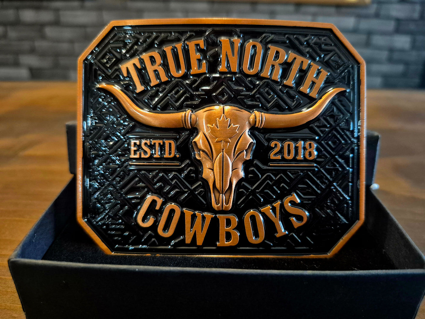 Belt Buckle | Black & Copper |