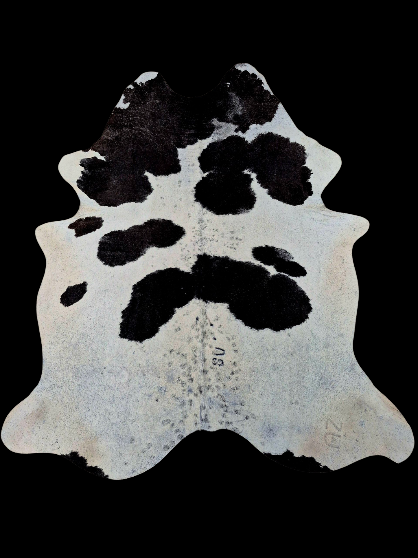 Cowhide rug 7'7" x 6'9" (R#102)