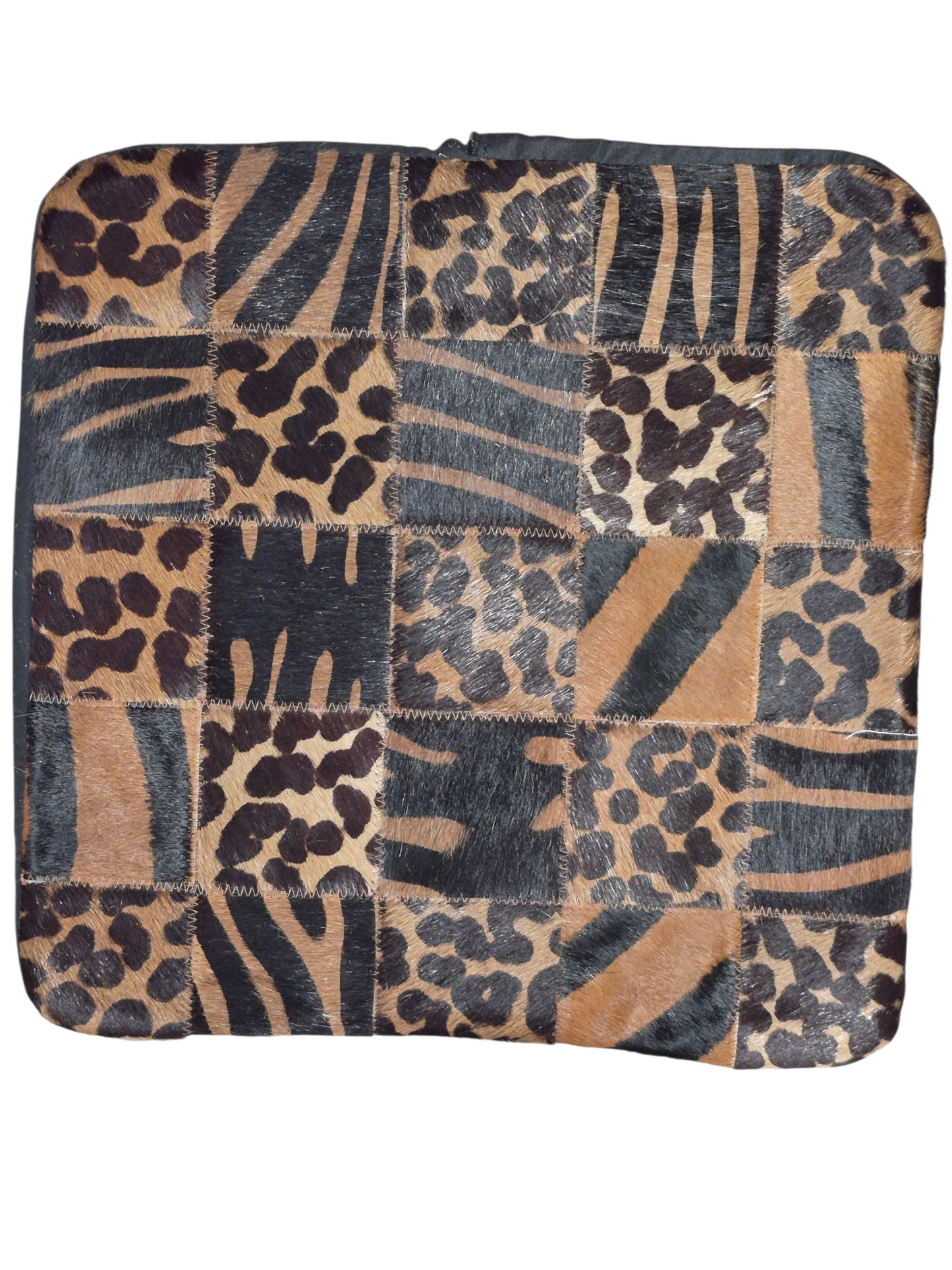 Cowhide pillow cover 15x15