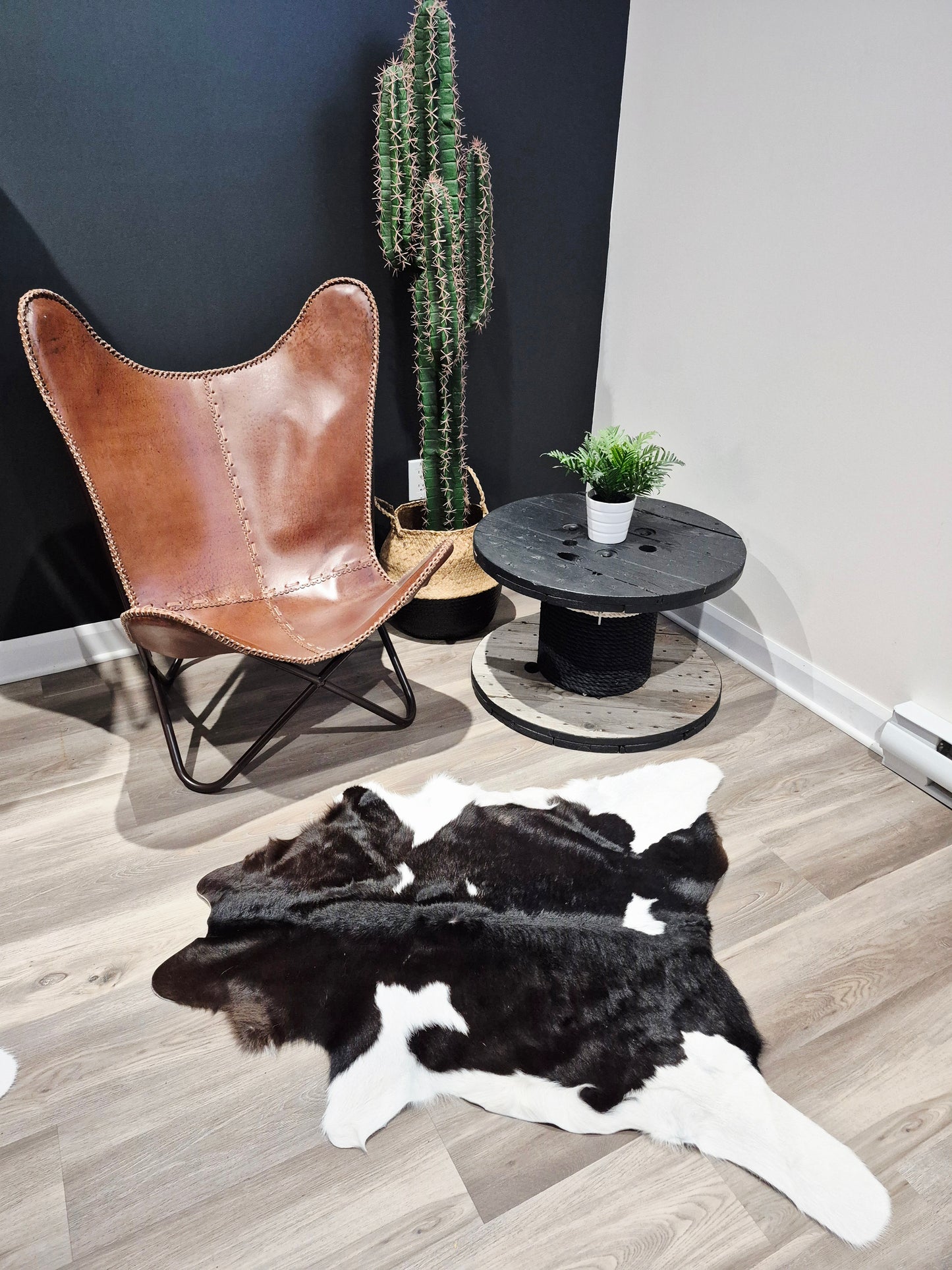 Calfskin rug 42" x 35" (V#53)