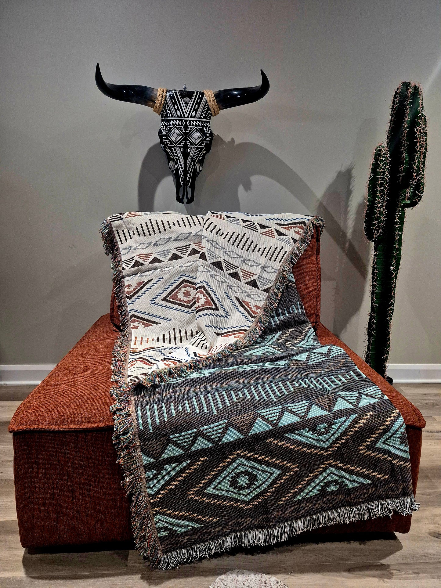 Southwestern cotton throw #1