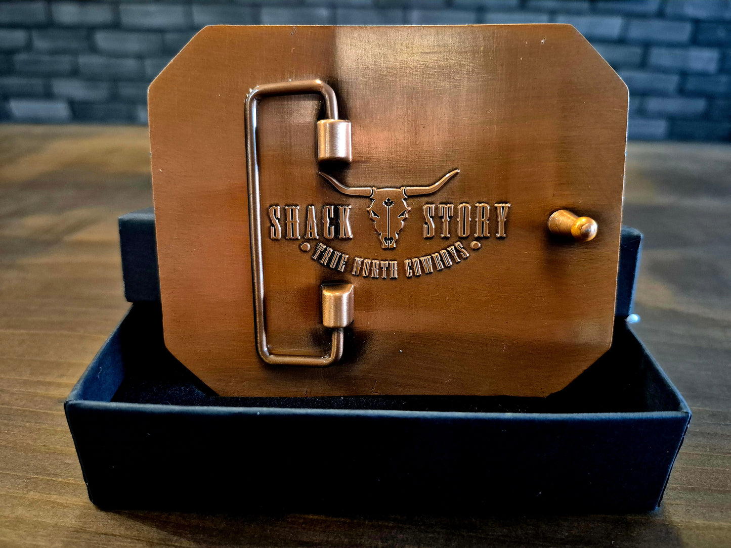 Belt Buckle | Black & Copper |