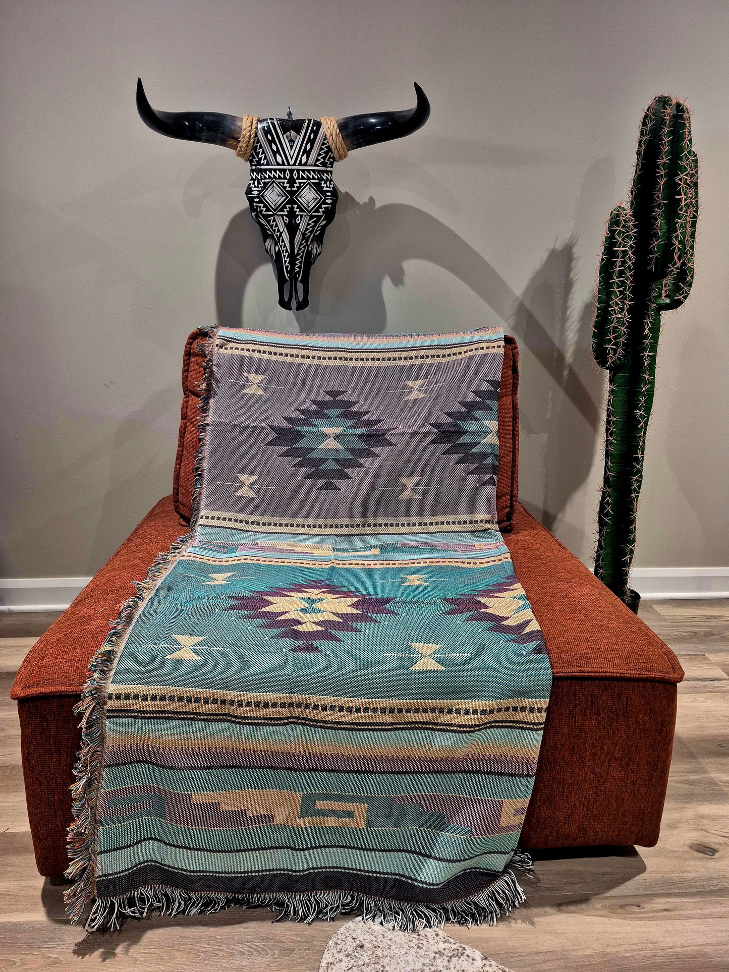 Southwestern cotton throw #3