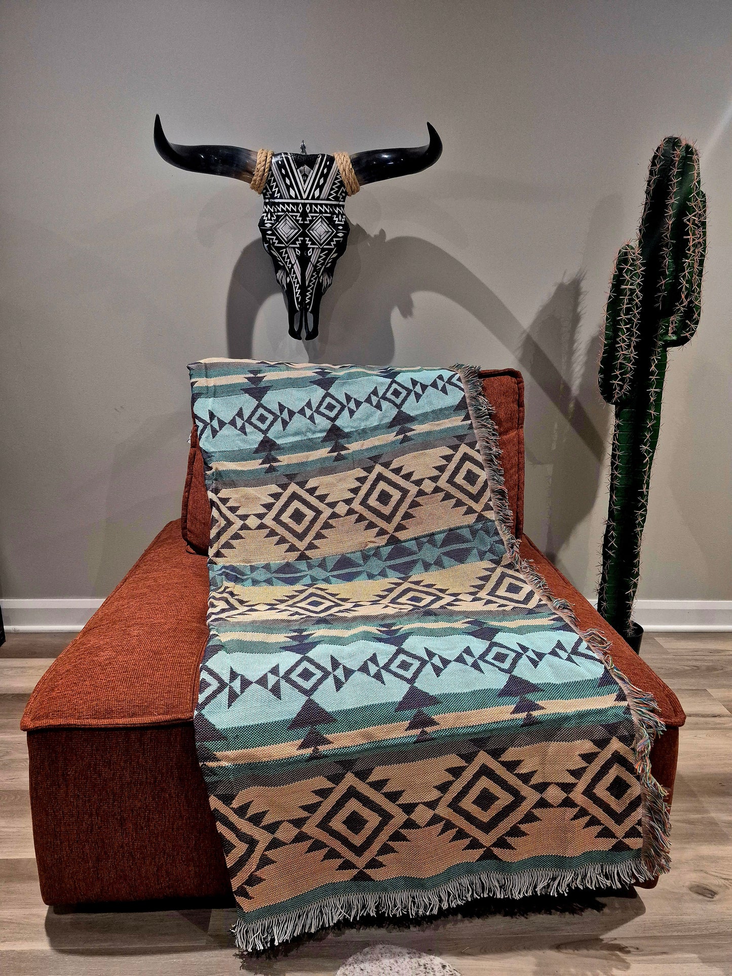 Southwestern cotton throw #20