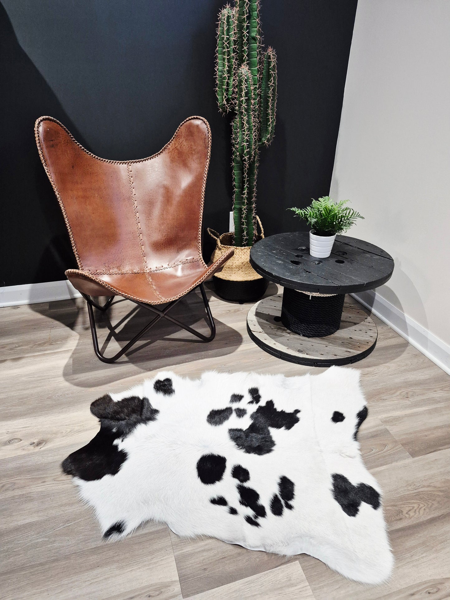 Calfskin rug 37" x 32" (V#58)