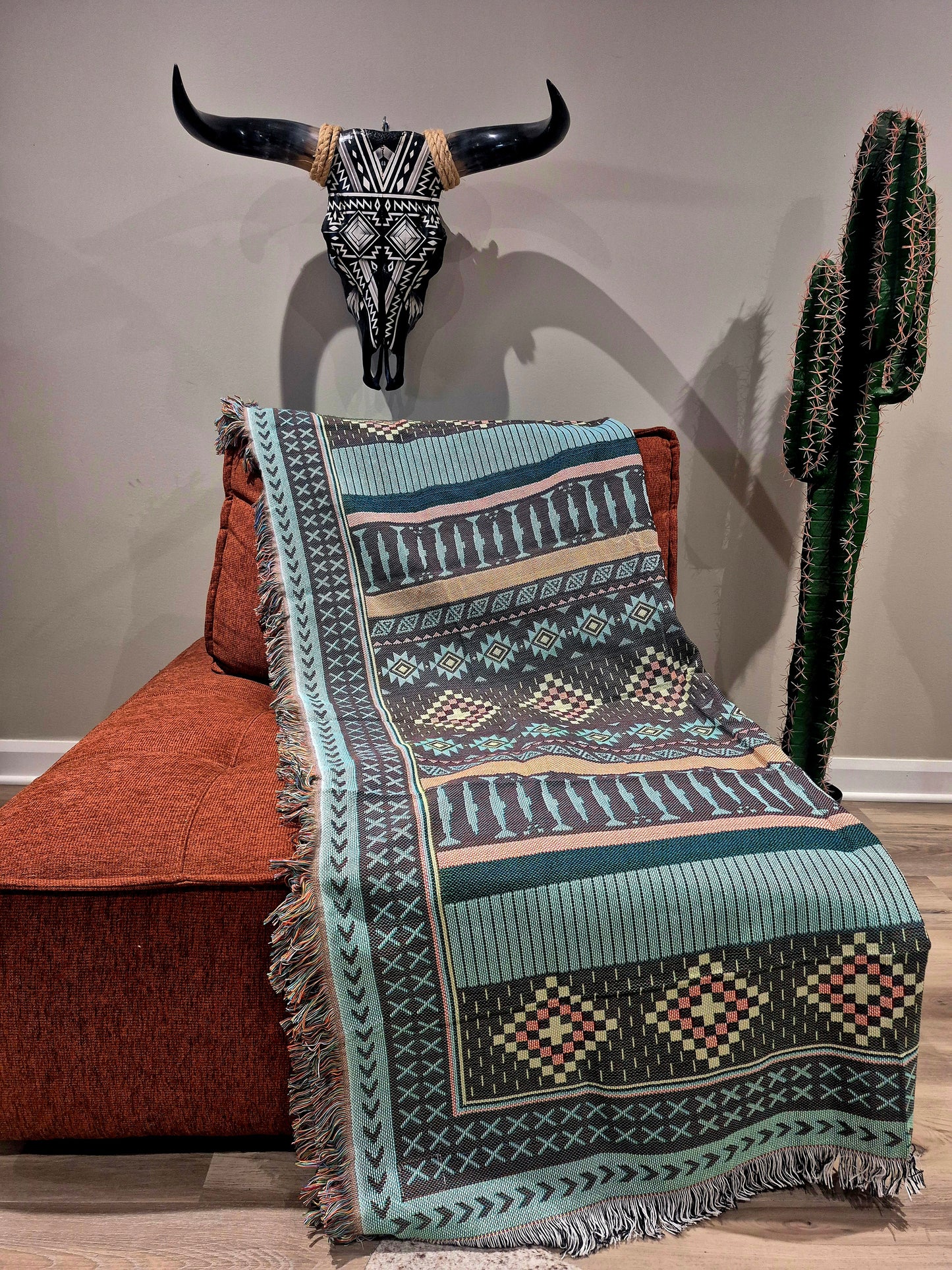 Southwestern cotton throw #2