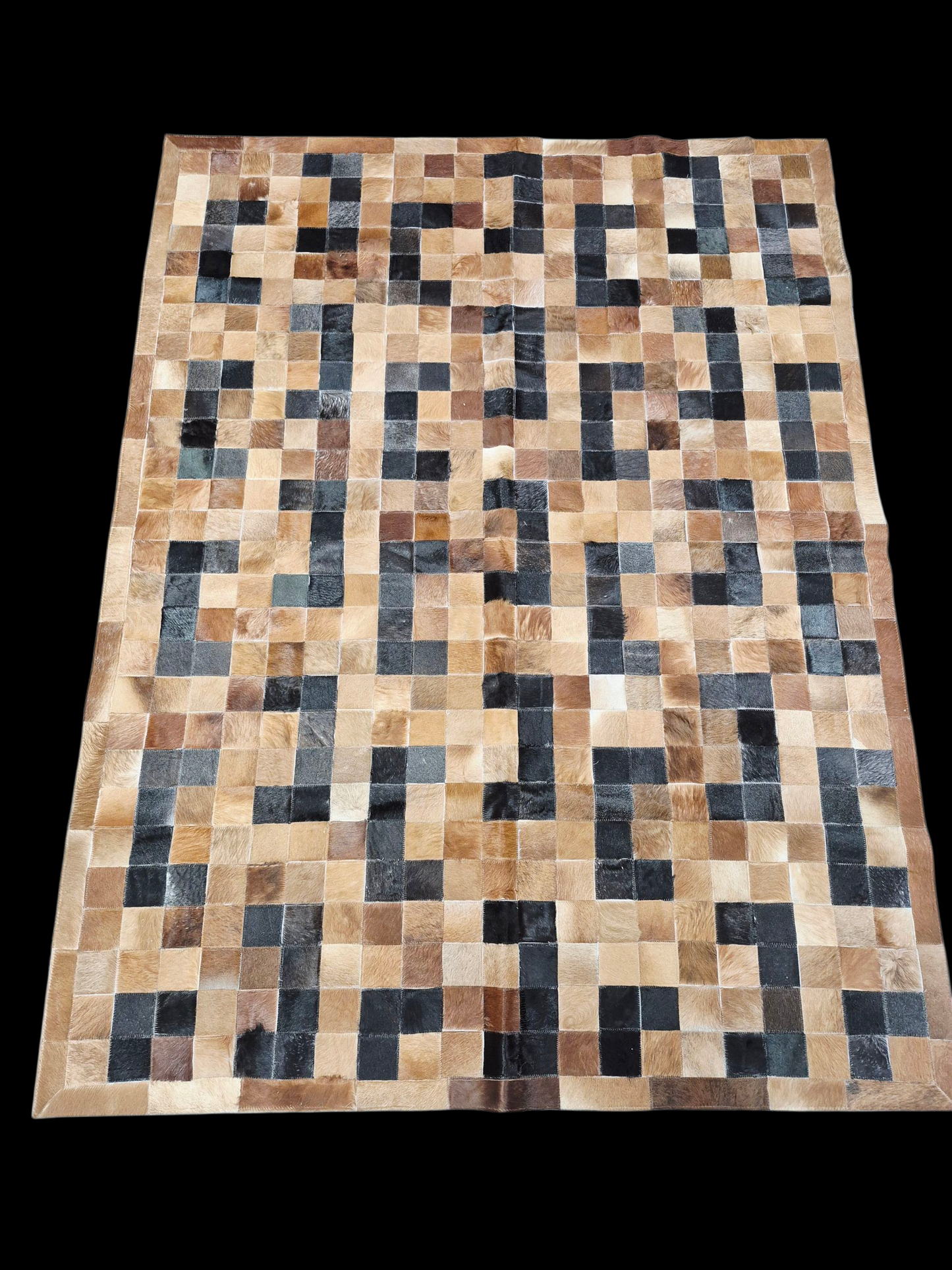 Cowhide rug 5' x 6'7" (P#15)