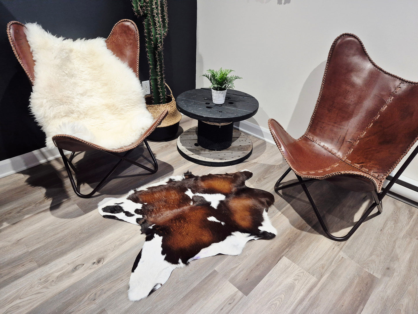 Calfskin rug 39" x 29" (V#60)