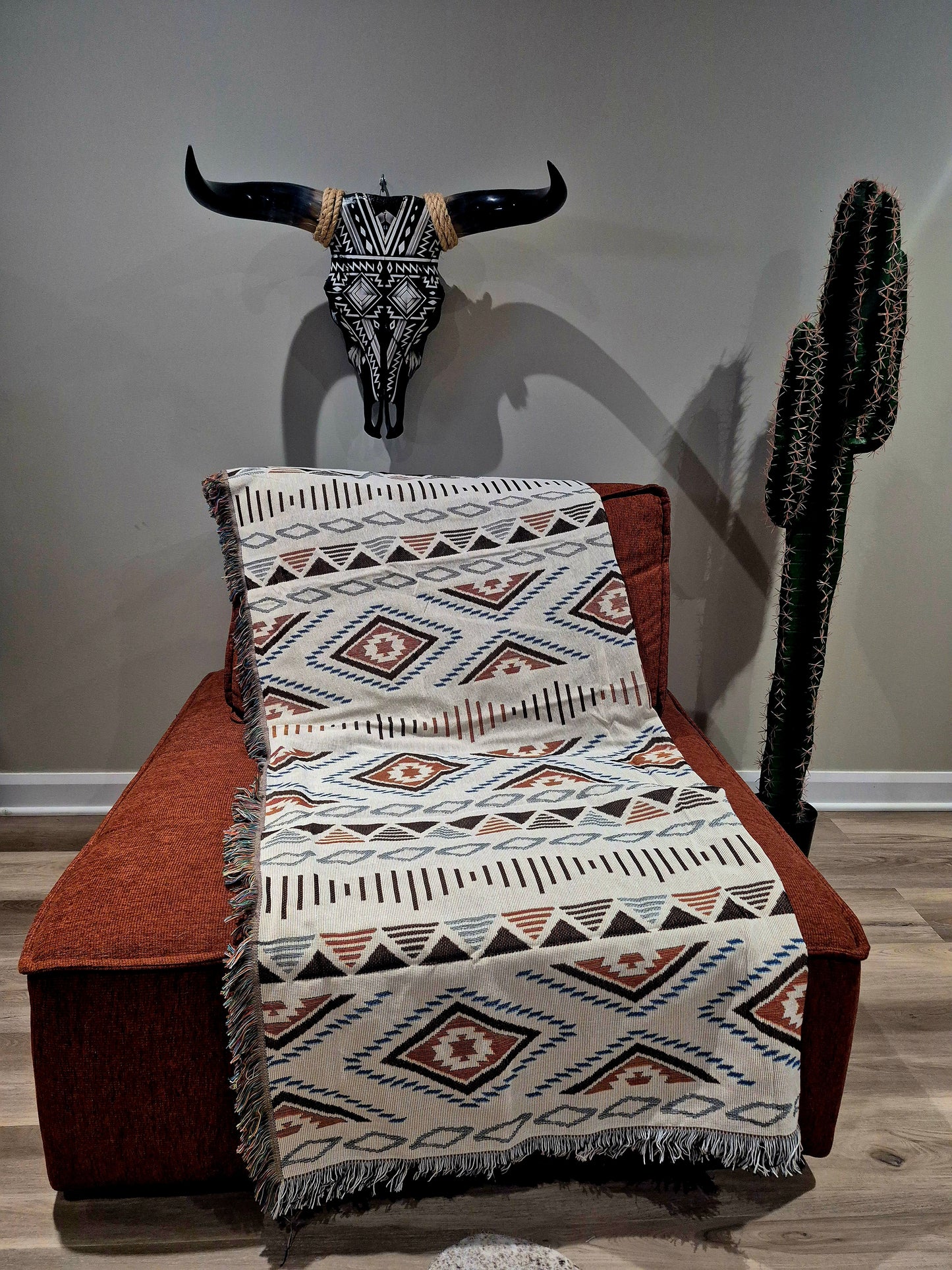 Southwestern cotton throw #1