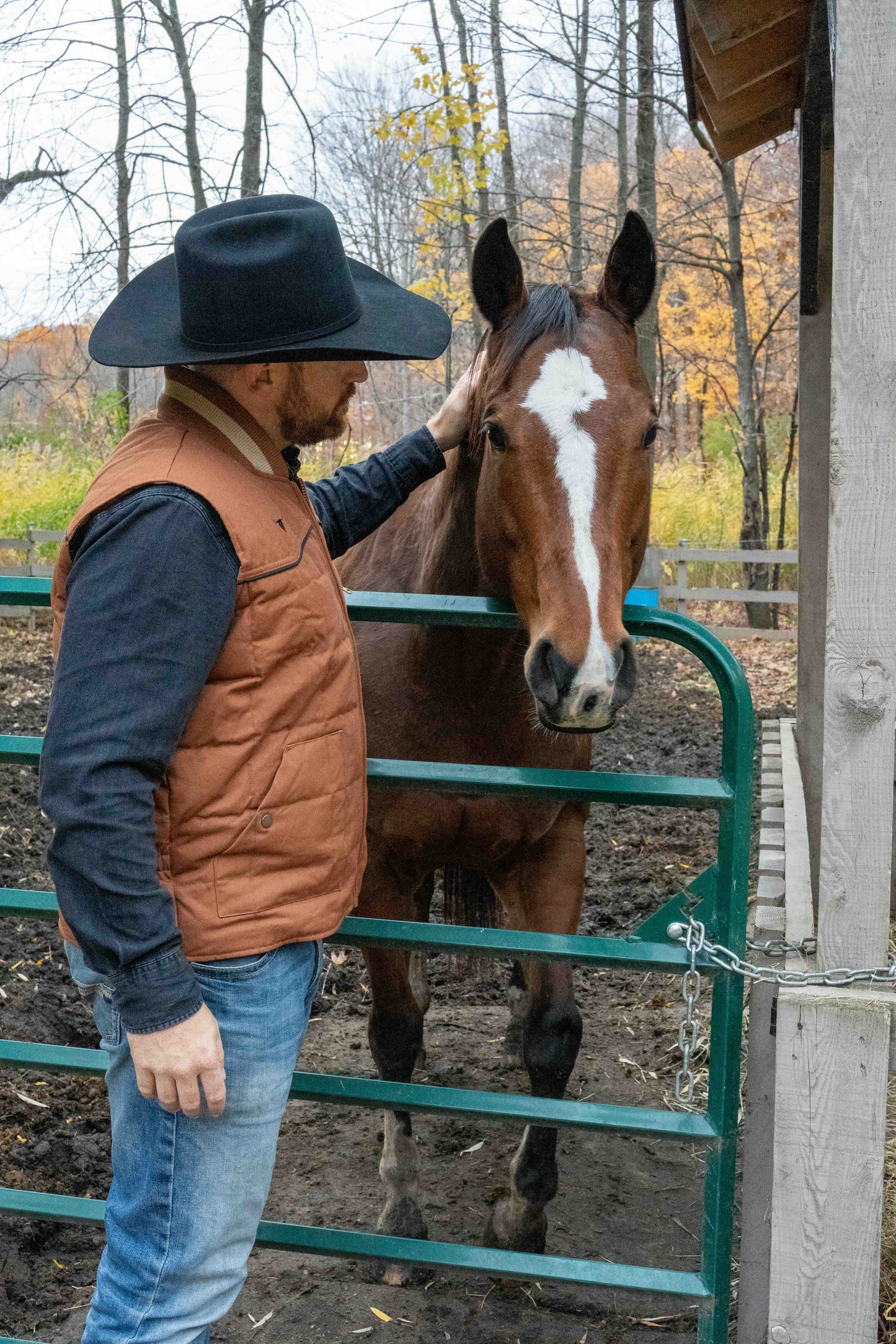 Heavy-Duty Puffer Vest for Men | Cognac
