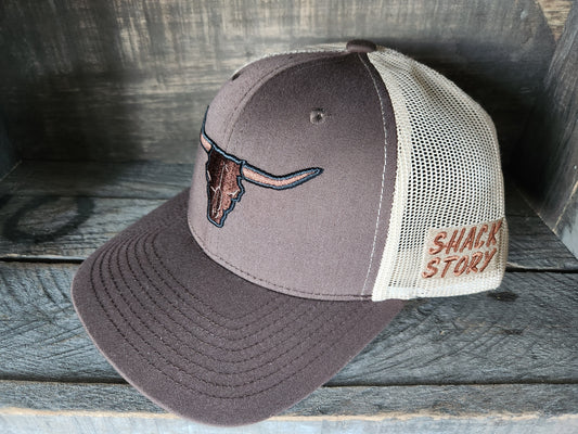 Cap / Shack Story Classic Oversize Logo - Brown