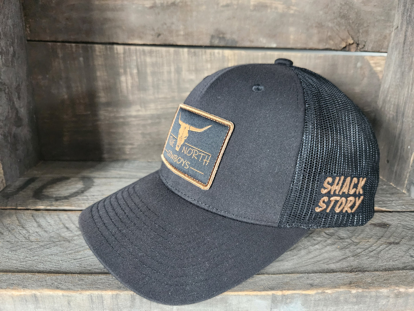 Cap / TNC Patch - Black - *Adult Size*