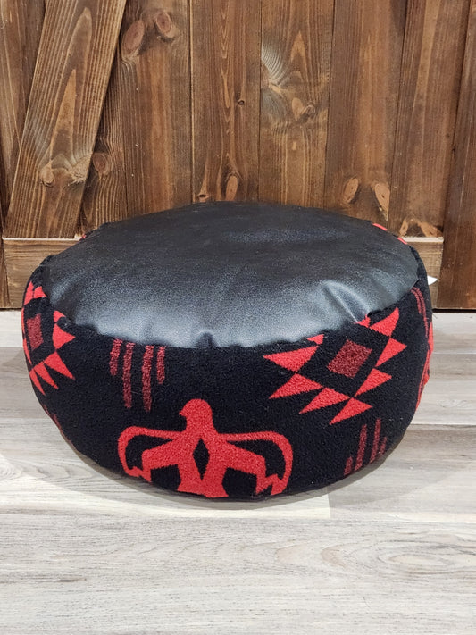 Round Pouf Southwestern