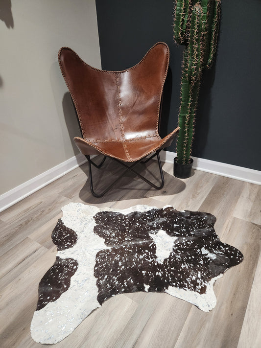 Calfskin rug  39" x 33" (V#41)