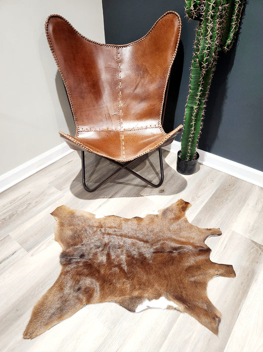 Calfskin rug  36" x 28" (V#46)