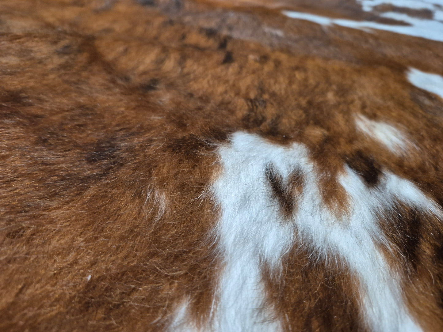 Cowhide rug 5'11" x 6'2" (R#98)