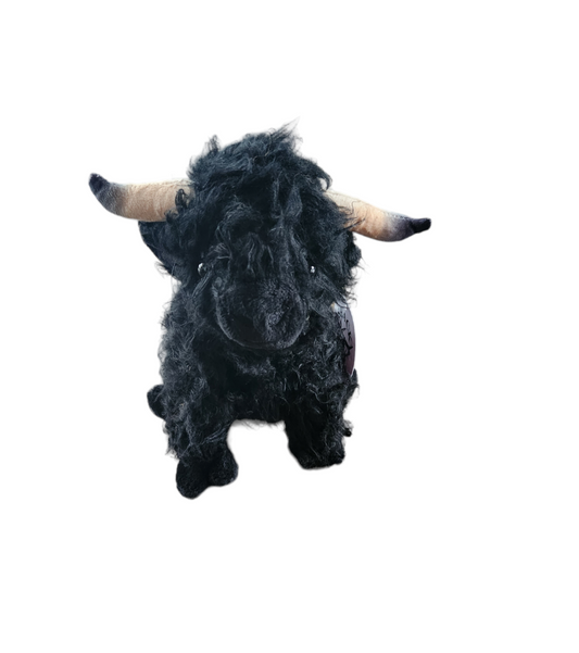 Highland cow plush black