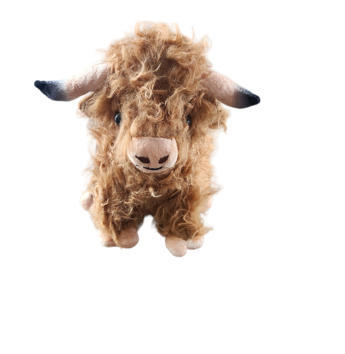 Highland cow plush brown