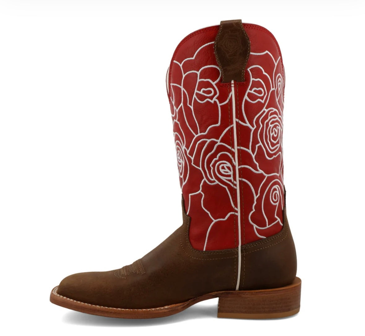 Twisted X boots women [Ginger & roses red]