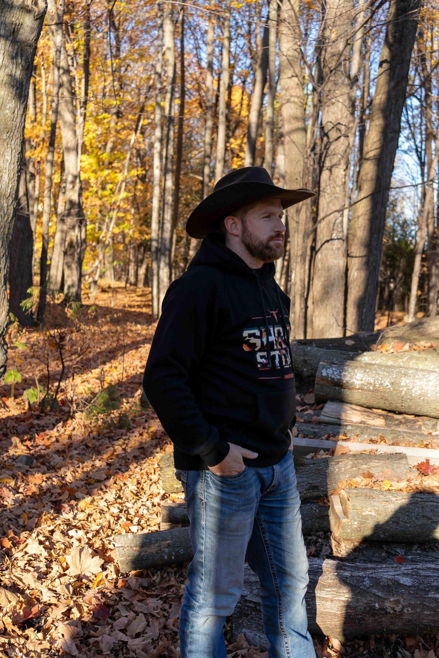 Unisex black hoodie from Shack Story with Aztec Design