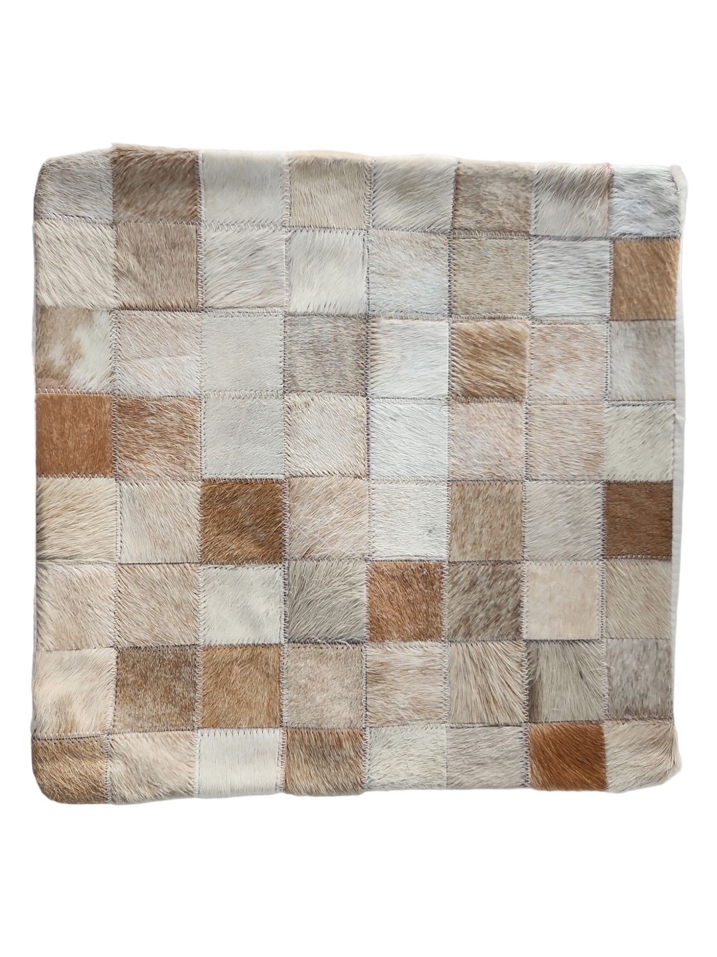 Cowhide pillow cover 15x15