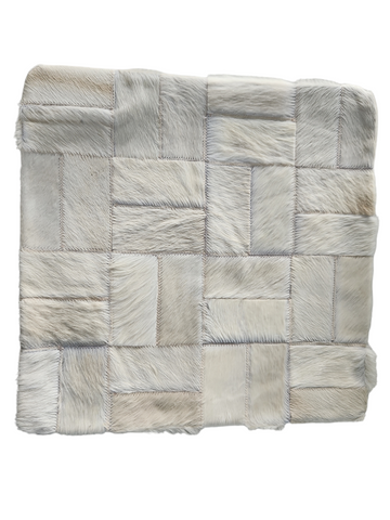 Cowhide pillow cover 15x15