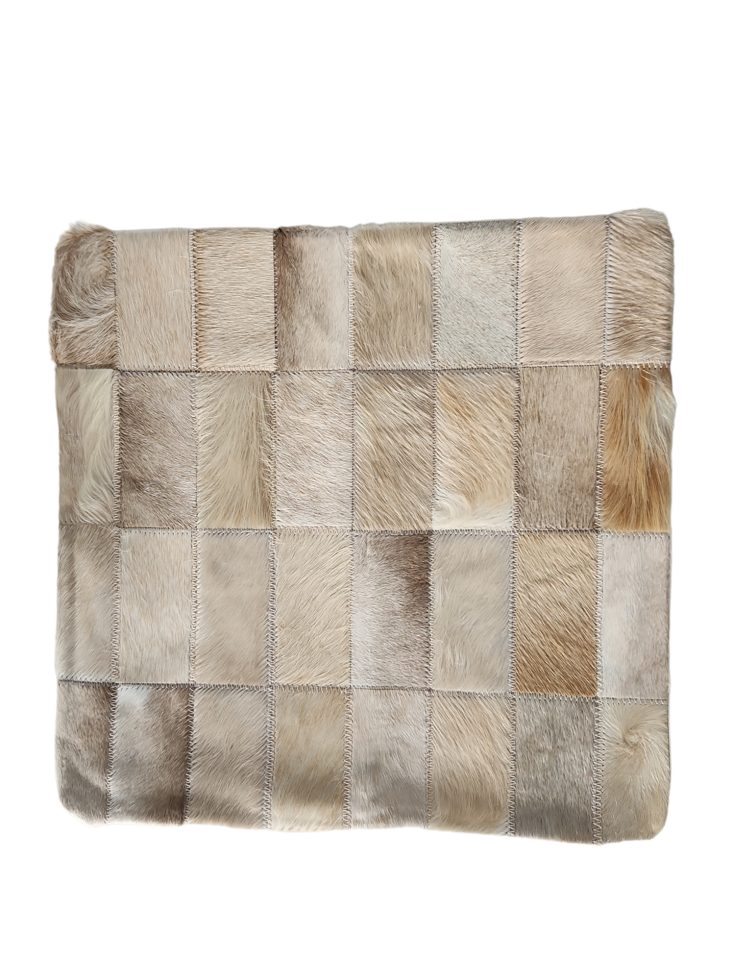 Cowhide pillow cover 15x15