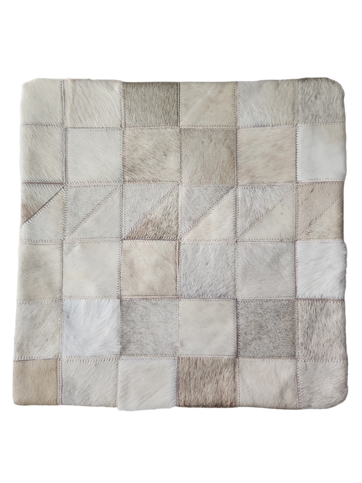 Cowhide pillow cover 15x15