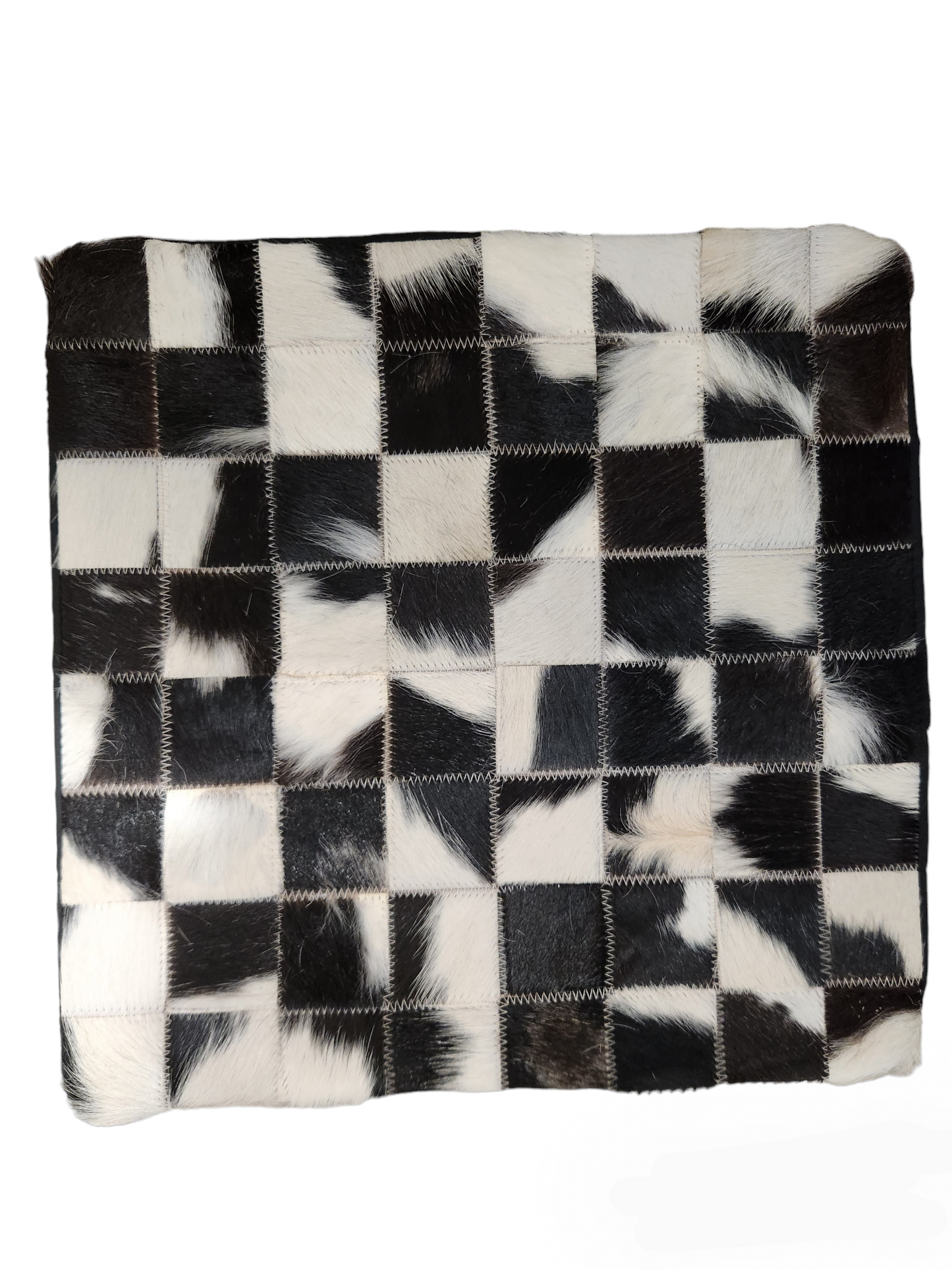 Cowhide pillow cover 15x15