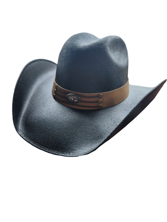 Cowboy Hat Cotton Black Waterproof