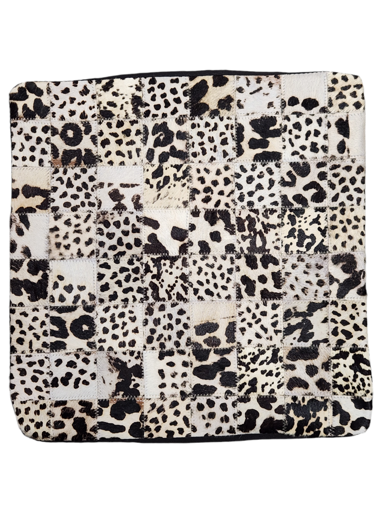 Cowhide pillow cover 15x15