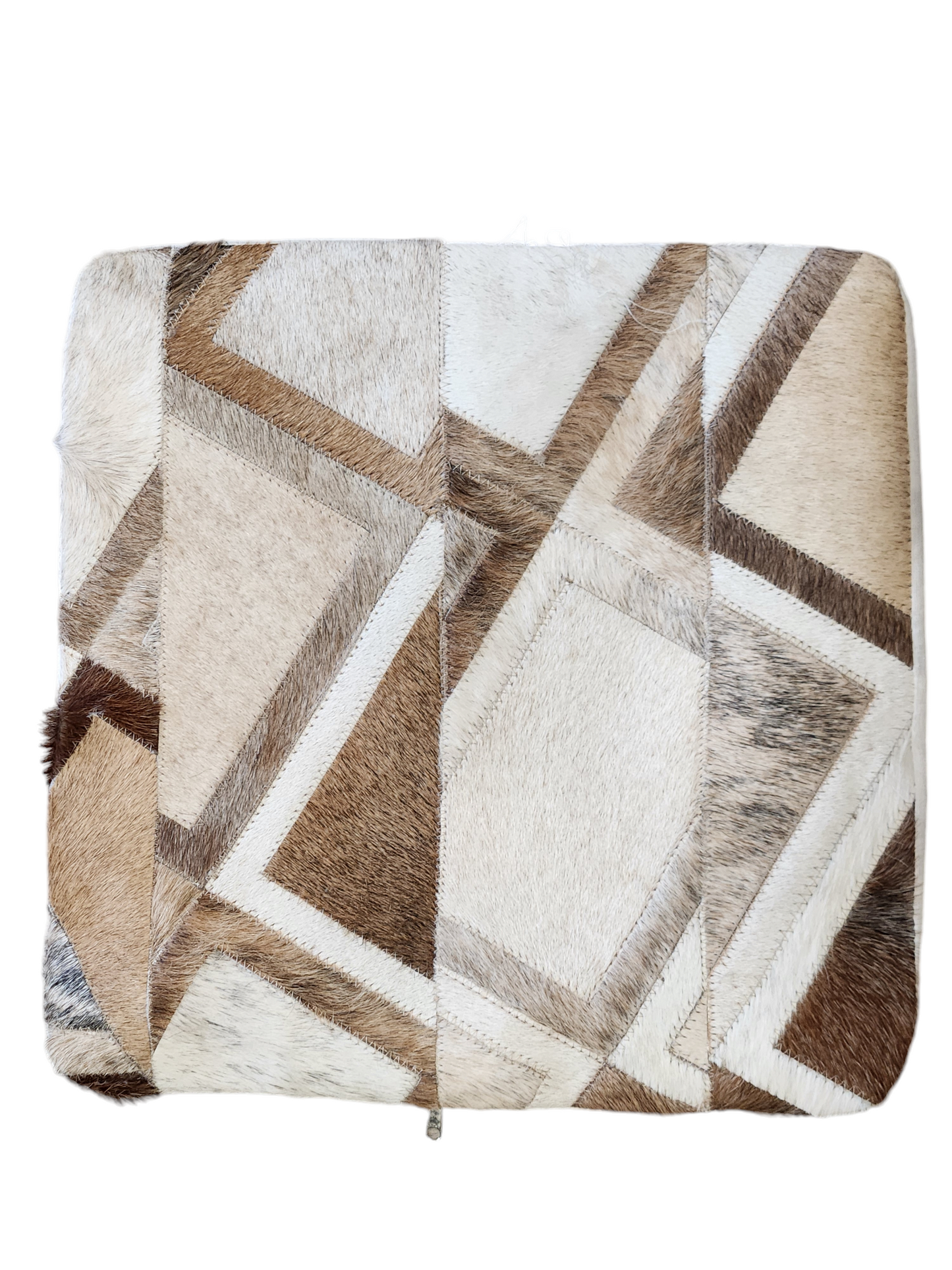 Cowhide pillow cover 15x15