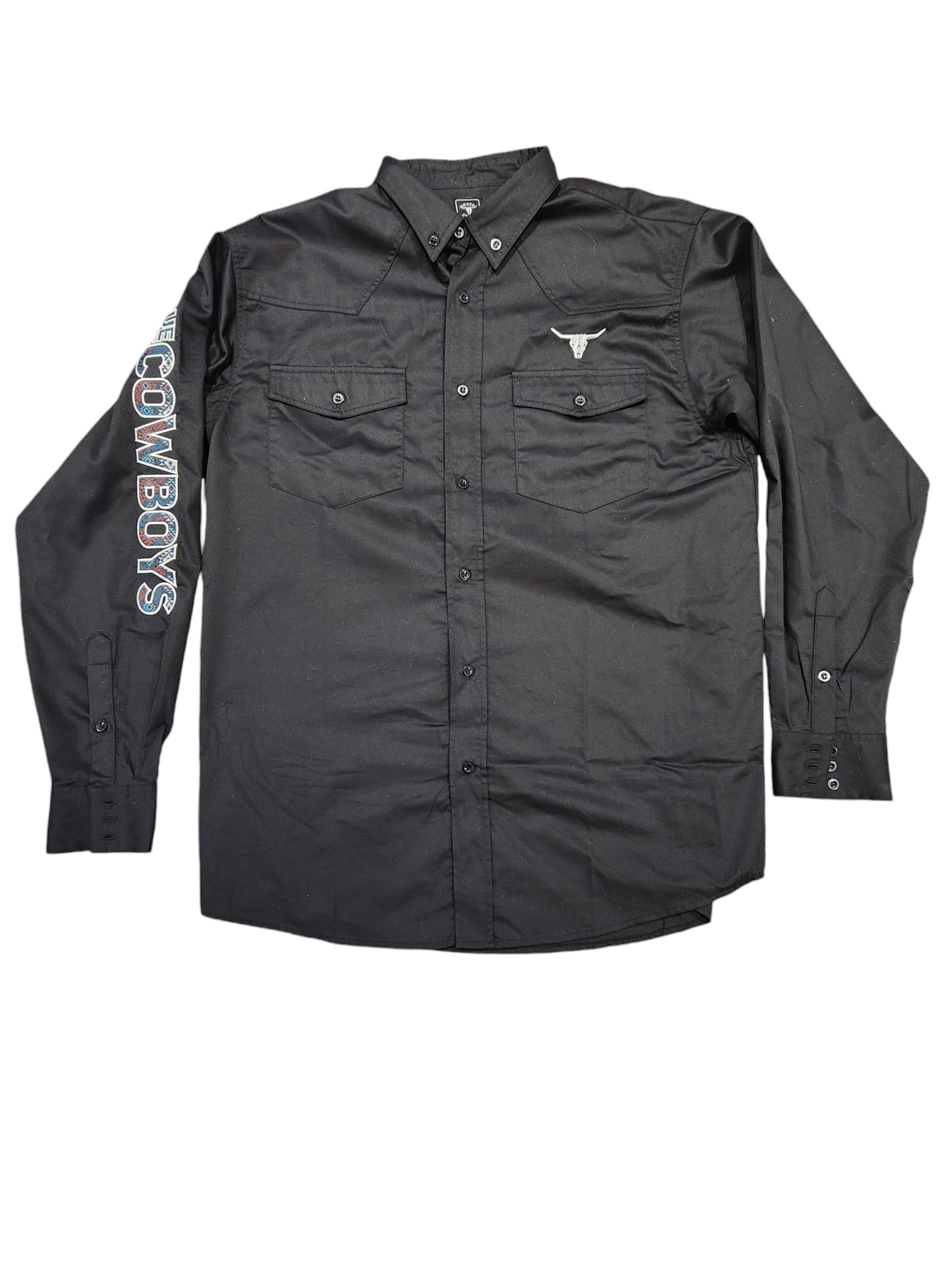 Shack Story Button Down Shirt | Black |