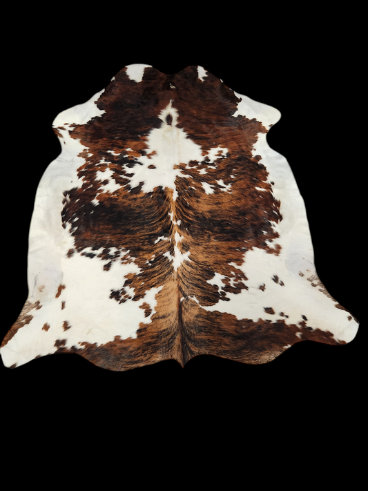 Cowhide rug XXL 7'8" x 7'  (R#90)