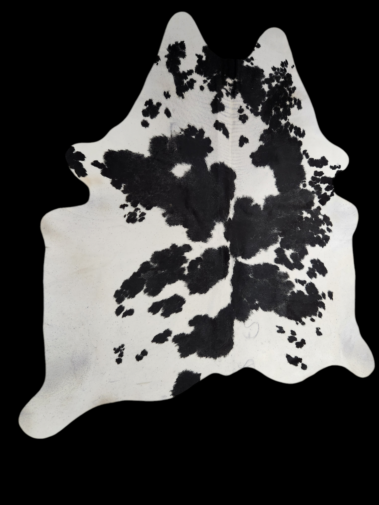 Cowhide rug 6'5" x 6'5" (R#69)