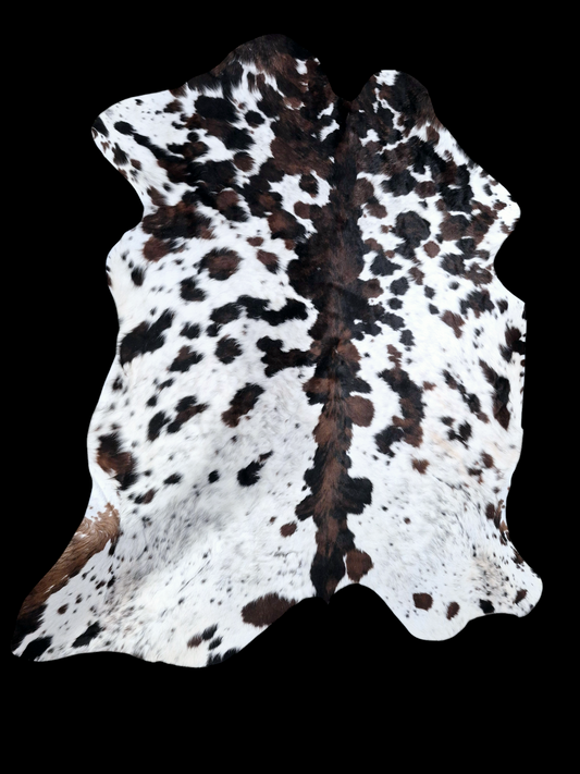 Cowhide rug 6'8" x 5'10" (R#83)