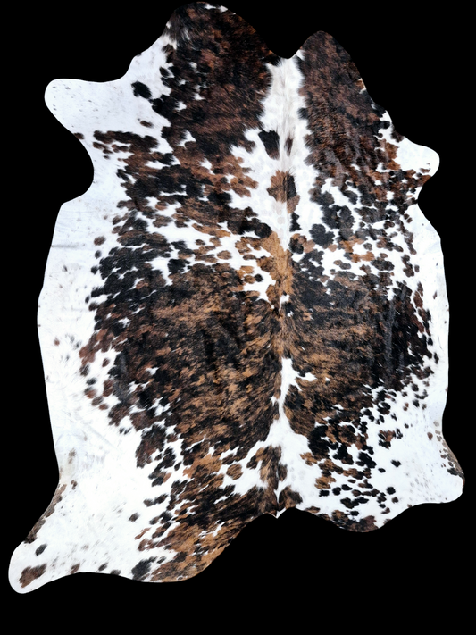 Cowhide rug XXL 7'7" x 6'9" (R#97)