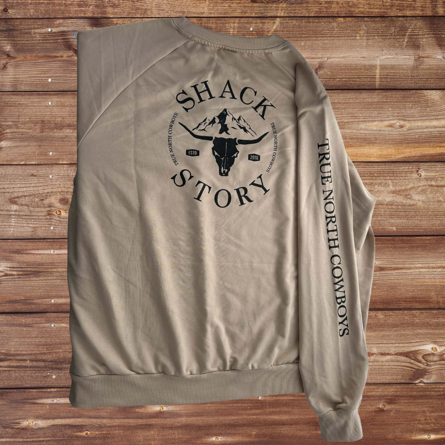 Moka Cowboy Long Sleeve Crewneck Shirt