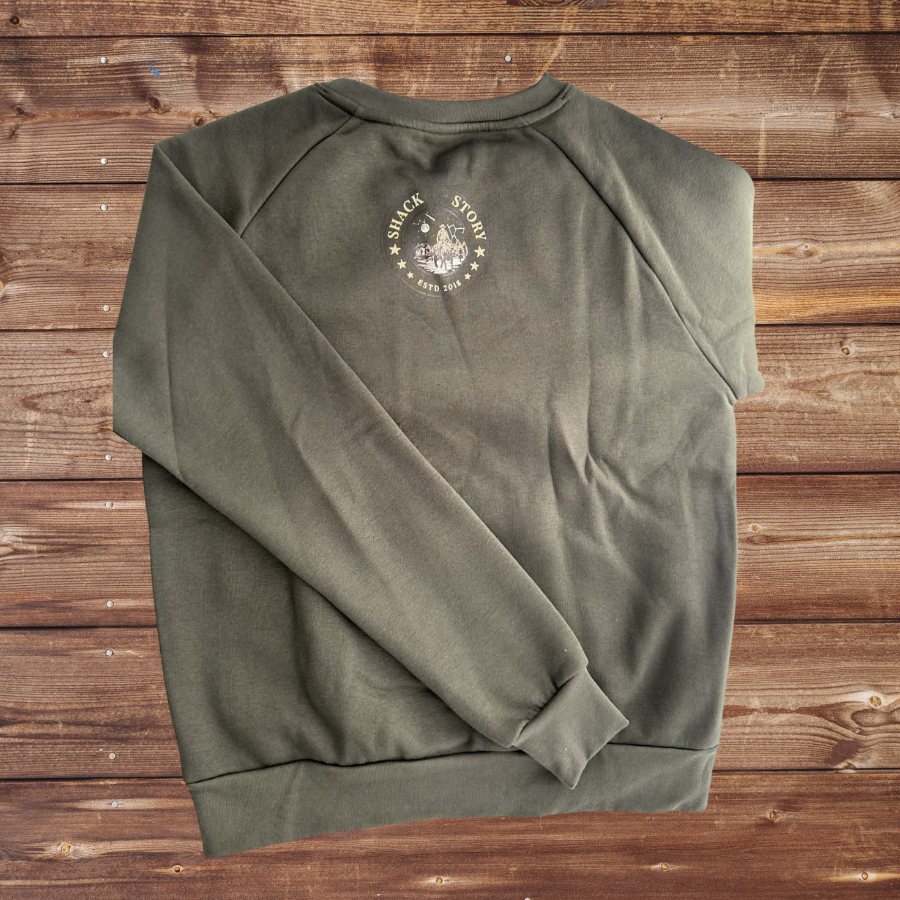 Green Cowboy Long Sleeve Crewneck Shirt