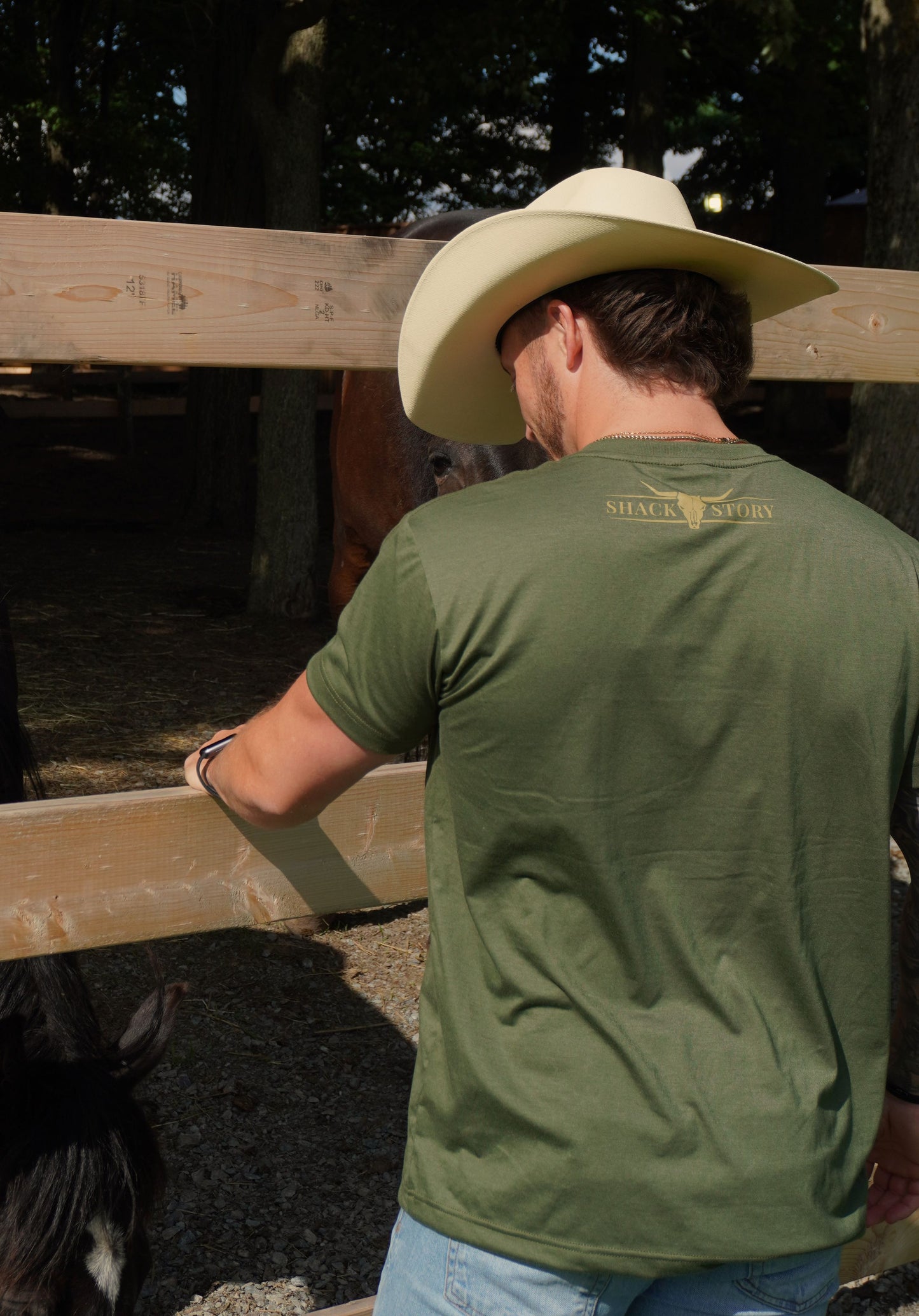 Bull Rider | Green T-Shirt | Unisex