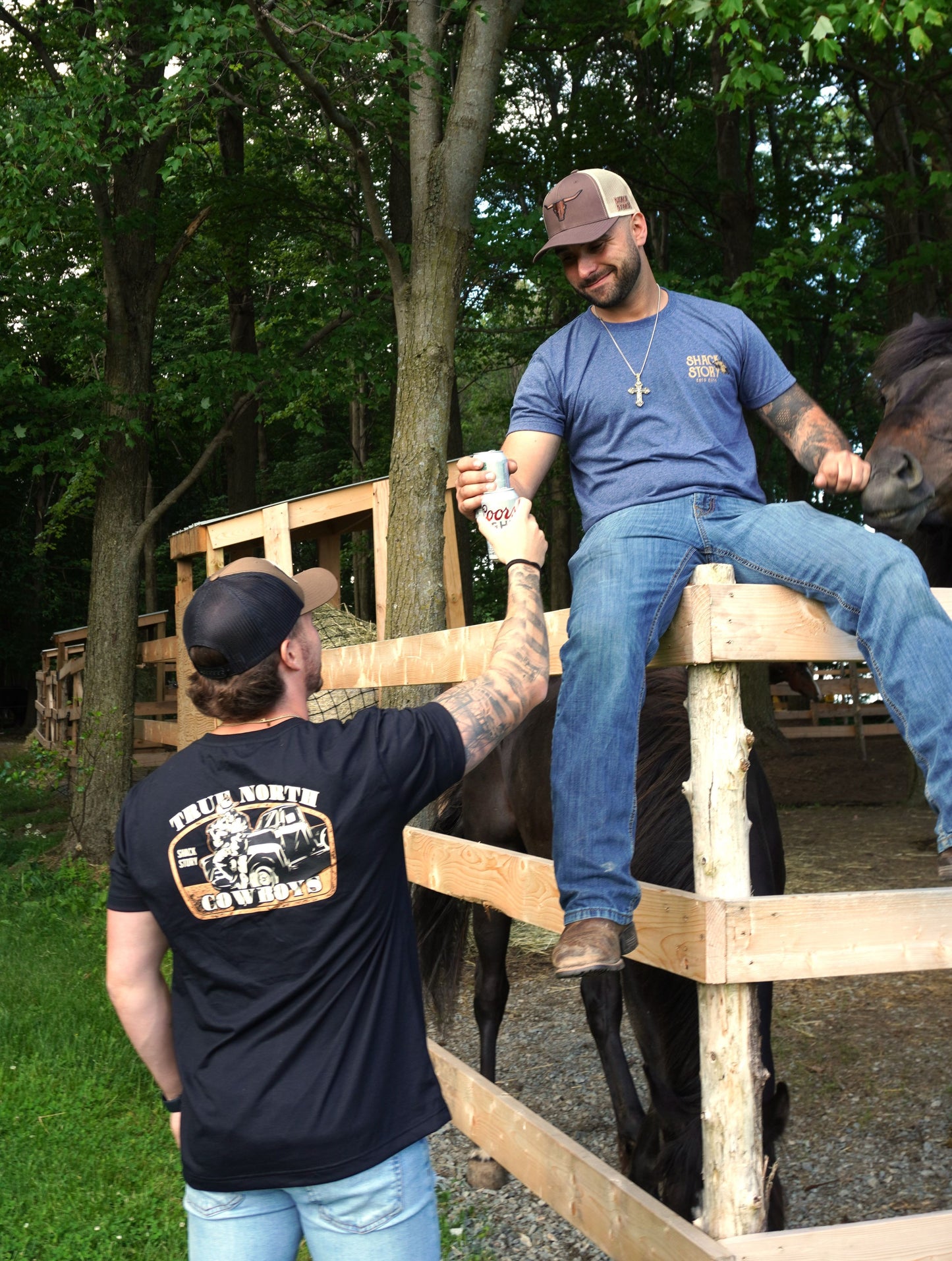 Cowboy Vintage Truck | Black T-Shirt | Unisex