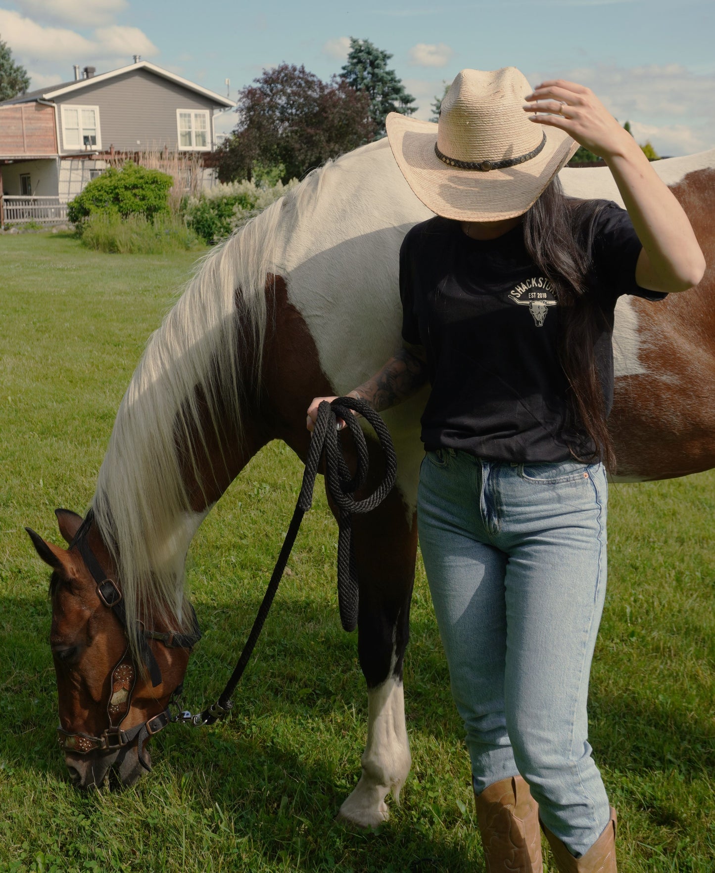 Cowboy Vintage Truck | Black T-Shirt | Unisex