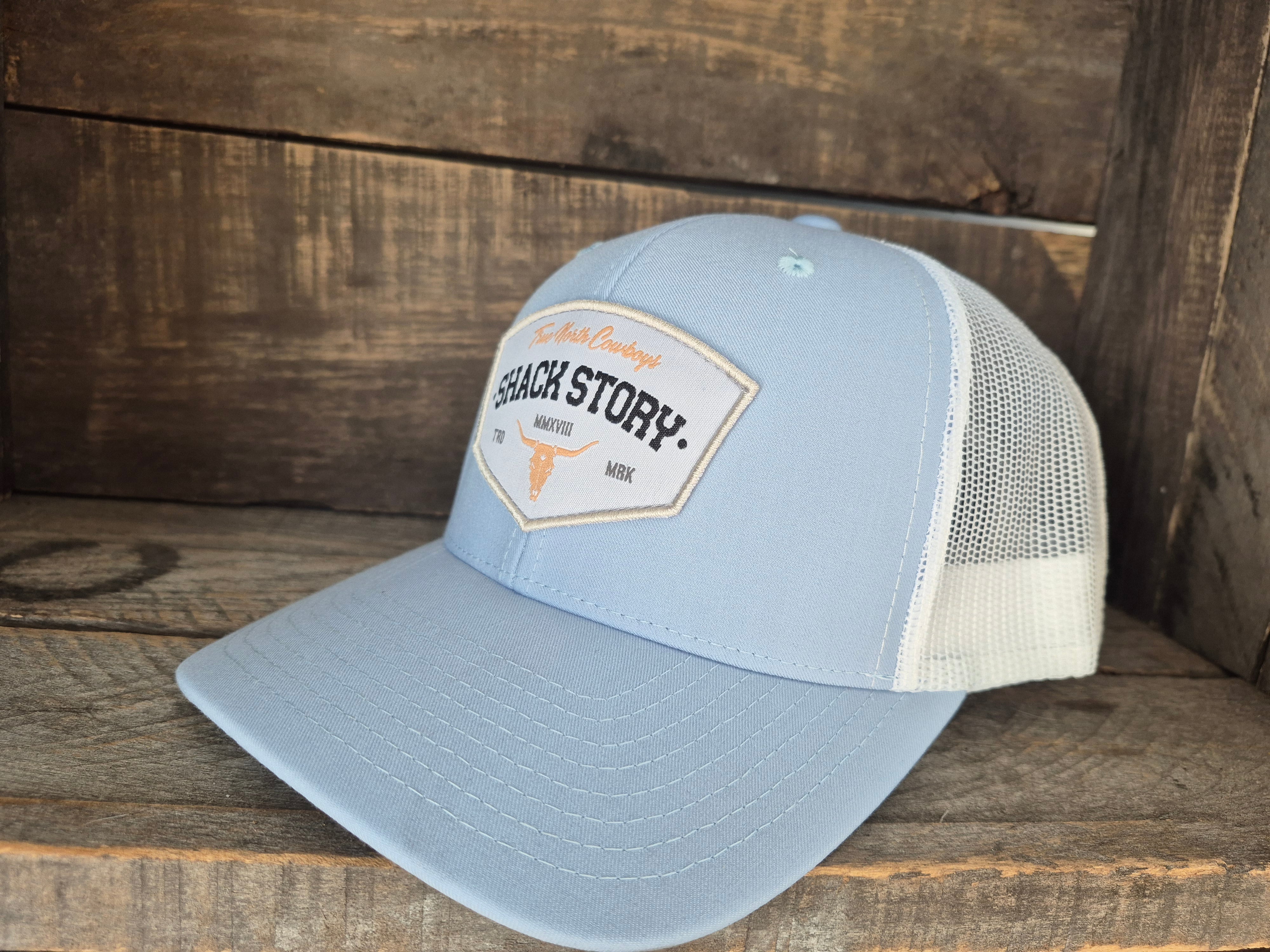 Cap | White Patch | Blue – Shack Story